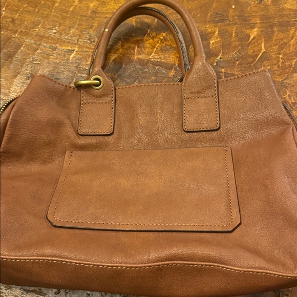 GUESS brown leather handbag - Picture 3 of 9